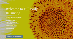Desktop Screenshot of fullbodybalancing.com